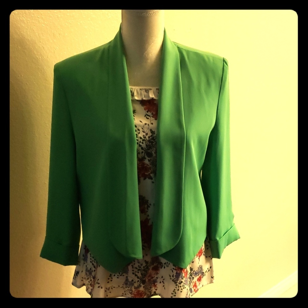 Arden B Blazer lime green